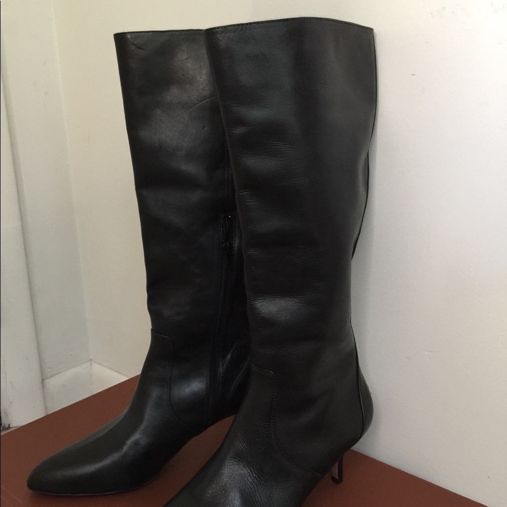 Women’s Coach boots black leather, size 11M